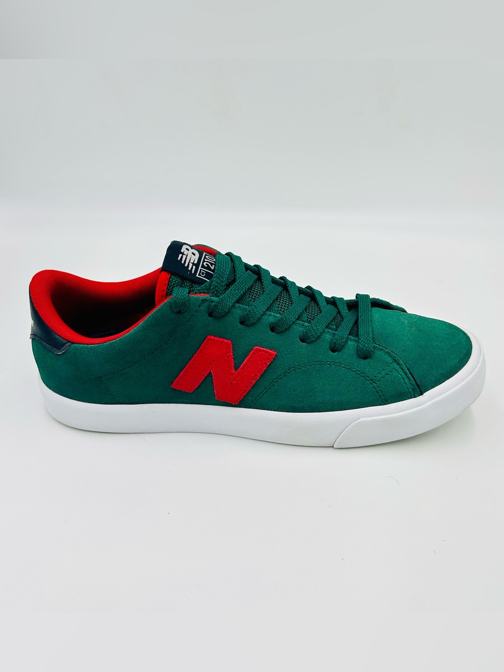 New Balance Numeric CT 210 Skate Shoes Green Red Suede Sneakers Men’s 8.5 - Picture 3 of 10